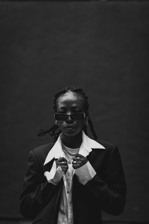 fashion woman clothing model